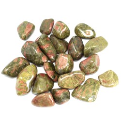 Afrikako Unakite Gemstone 20 unitate