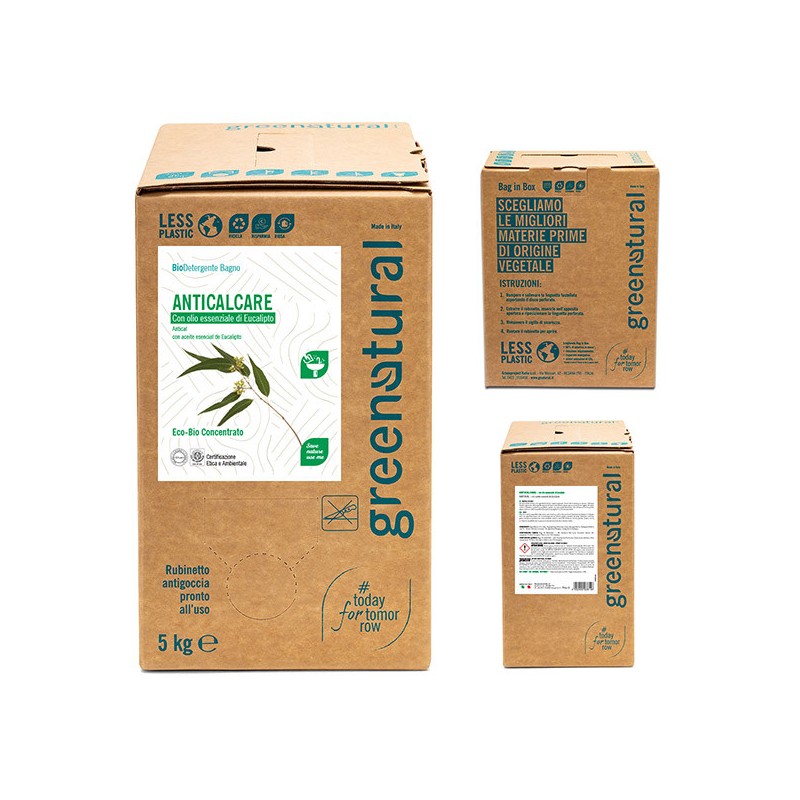 DETERGENT ANTICAL EUCALIPTE BAG IN BOX 5 KG ECOLÒGIC GREENNATURAL-NETEJA ECOLÒGICA-HOSTENATURA