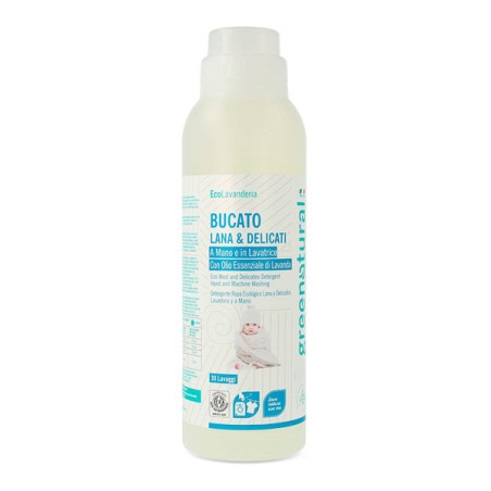 DETERGENTE LANA Y DELICADOS LAVANDA 1L ECOLOGICO GREENNATURAL
