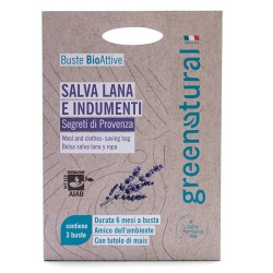 BOLSA DE LANA E ROUPA BIOACTIVO PERFUMADO ANTIPOLLAS LAVANDA ECOLÓXICO GREENNATURAL