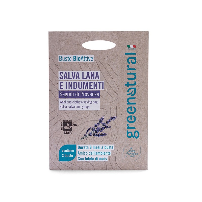 SACCHETTO LANA E ABBIGLIAMENTO PROFUMATO BIOATTIVO ANTITARMA LAVANDA ECOLOGICO GREENNATURAL-PULIZIA ECOLOGICA-HOSTENATURA