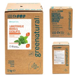 LIQUID DISHWASHING DETERGENT 5 KG ECO-FRIENDLY BAG IN BOX GREENNATURAL