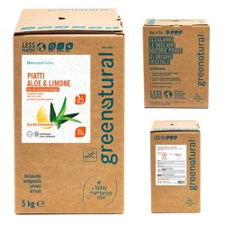 DETERGENT PLATS ALOE 5 KG ECOLÒGIC BAG IN BOX GREENNATURAL