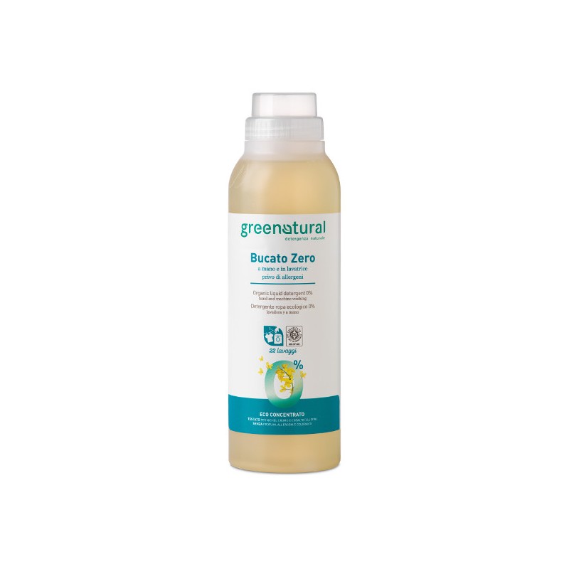 DETERXENTE PARA LAVADO E ROUPA DE MANS CERO 1 LITRO ECOLÓXICO VERDENATURAL-Comeza-HOSTENATURA