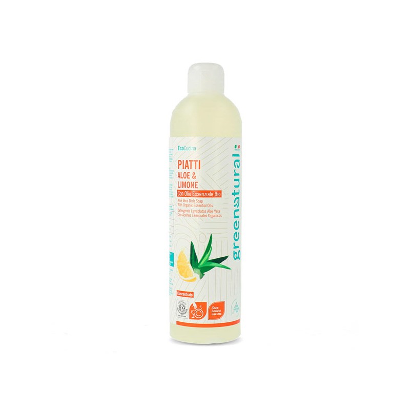 ALOE LAVASTOVIGLIE 500 ML ECOLOGICA VERDENATURALE-PULIZIA ECOLOGICA-HOSTENATURA