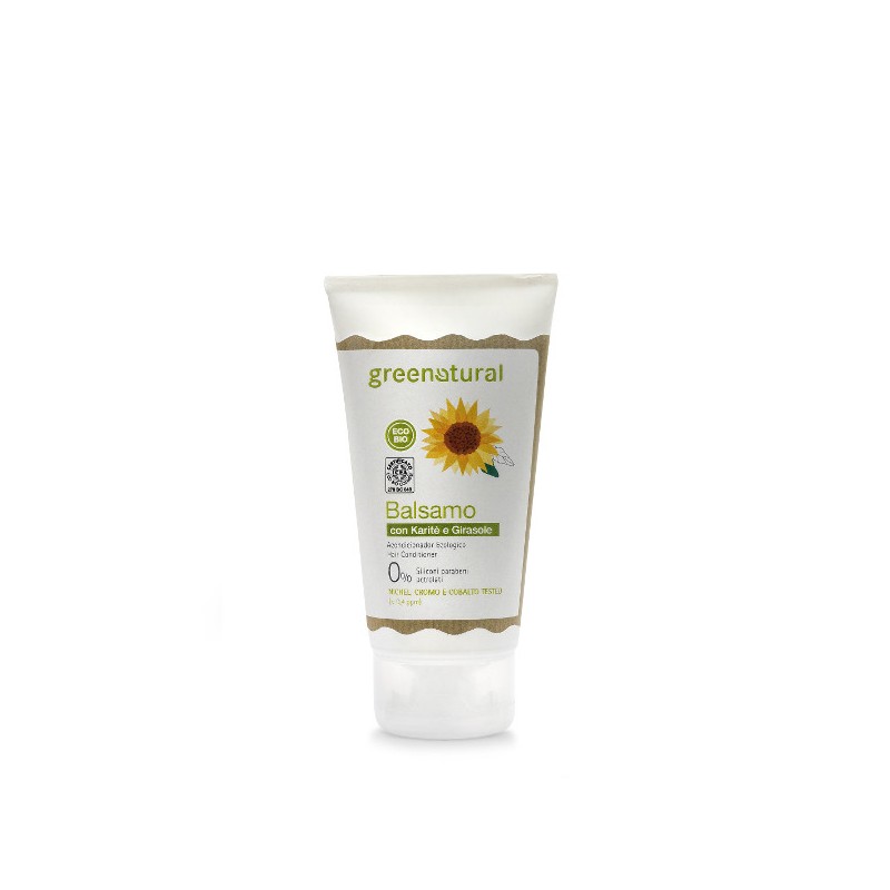 SUNFLOWER AND SHEA HAIR CONDITIONER 75 ML ORGANIC GREENNATURAL-CONDITIONER-HOSTENATURA