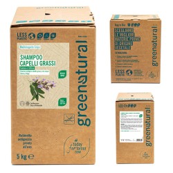 ANTISPA SHAMPOO Sage and Nettle ecobio BAG IN BOX 5 kg ORGANIC GREENNATURAL