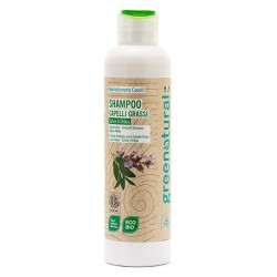 SHAMPOO FOR OILY HAIR or DANDRUFF SAGE AND NETTLE 250 ML ORGANIC NATURGREEN