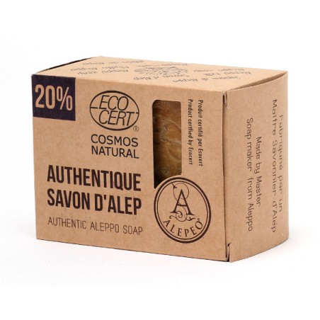 JABON DE ALEPO 20% ECOLOGICO BIO 200 GR