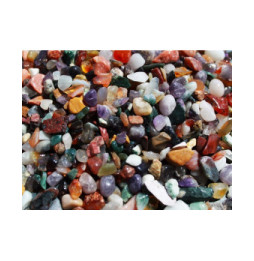 Piedras naturales preciosas - Mezcladas 1kg