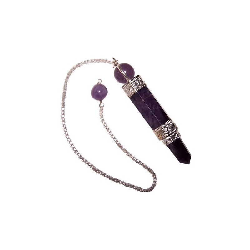 Special Pendulums - Amethyst Three Parts Magic-SPECIAL MAGIC PENDULUMS-HOSTENATURA