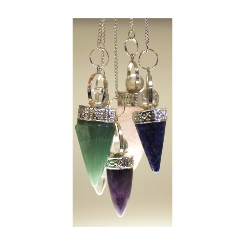 Silver Cone & Ring - Assorted Magic-SPECIAL MAGIC PENDULUMS-HOSTENATURA