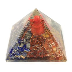 Lrg Orgonite Piramide 70mm - Ganesh