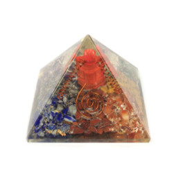 Lrg Orgonite Pirámide 70mm - Ganesh
