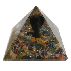 Lrg Orgonite Piramide 70mm - Angelo