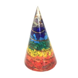 Cone Orgonite - 80mm - Multichip