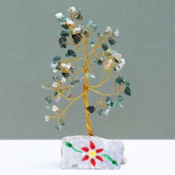 Agata Moss - 80 Stone Indian Gem Tree