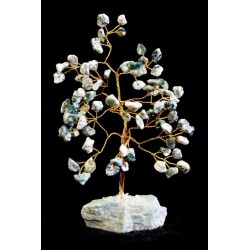 Green Agate - 80 Stone Indian Gem Tree