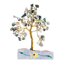 Green Agate - 80 Stone Indian Gem Tree