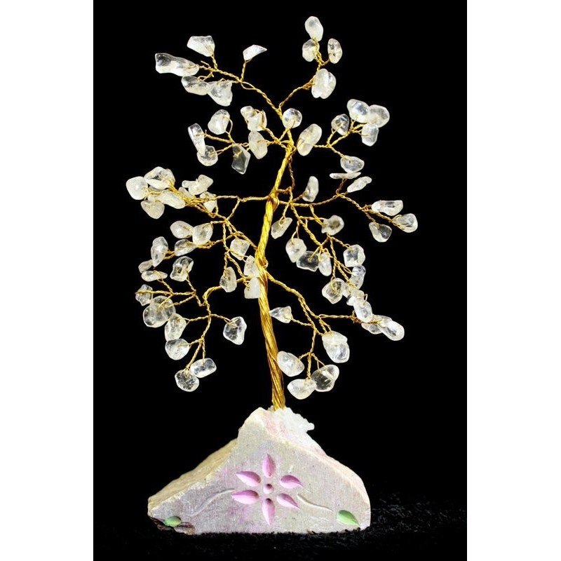 Crystal Quartz - 80 Stone Indian Gem Tree-INDIAN GEM TREES-HOSTENATURA