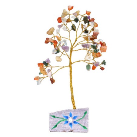Multi-edelsteen - 80 stenen Indiase edelstenenboom