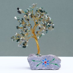 Agata Moss - 160 Stone Indian Gem Tree