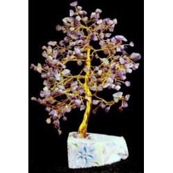 Amethyst - 320 Stein Indischer Edelsteinbaum