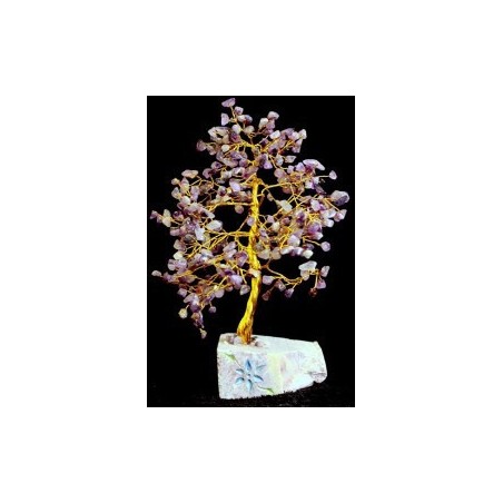 Amatista- 320 Stone Arbol Indio de Gemas