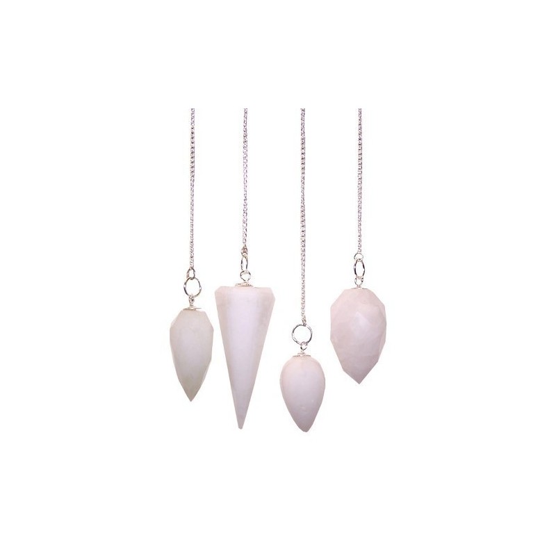 Magic Pendulums - Snow Quartz-SPECIAL MAGIC PENDULUMS-HOSTENATURA