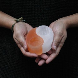 Selenite Yin Yang Candlestick