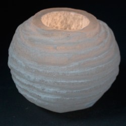 Candeler Selenite Bola de Neu- 8 cm