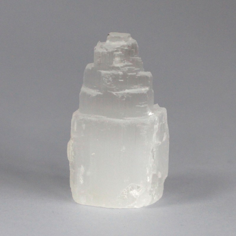 Torre in selenite naturale - 5 cm-TORRI DI SELENITE-HOSTENATURA