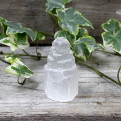 Torre in selenite naturale - 5 cm