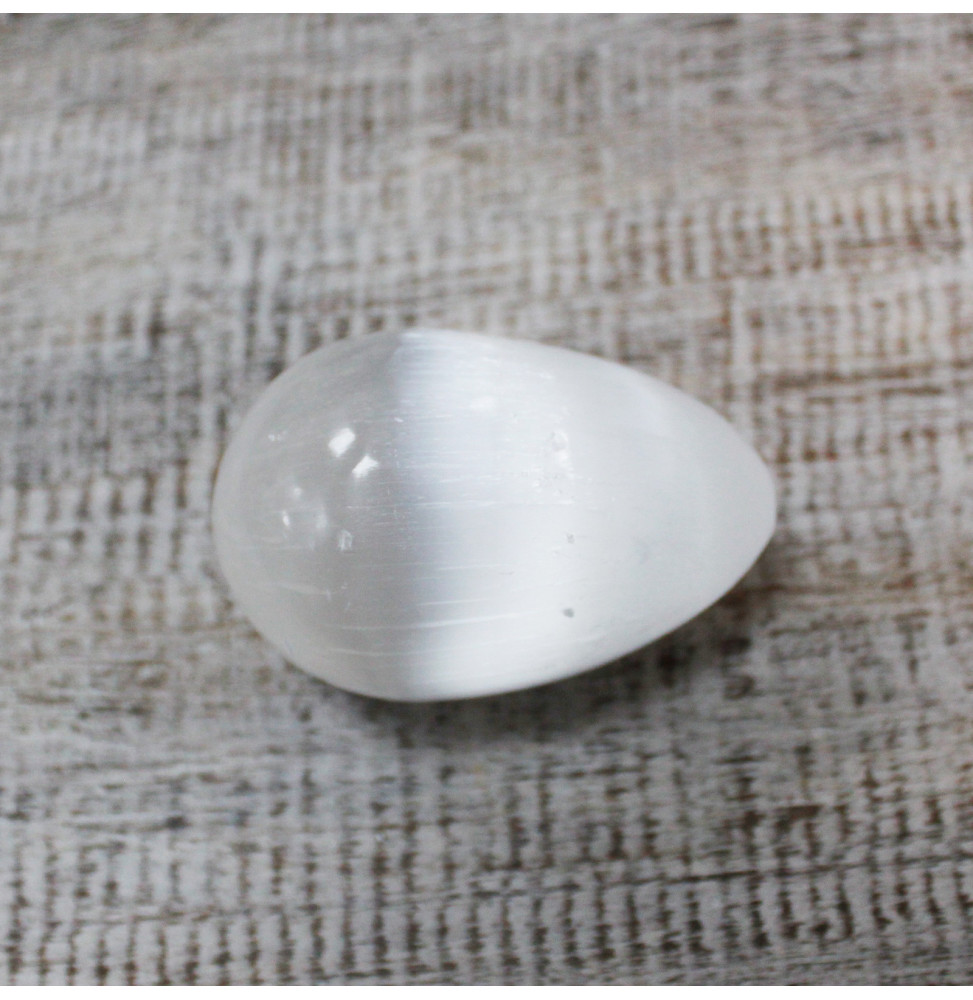 Huevo de selenita- 5 - 6 cm