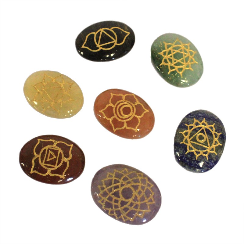 Set of seven geometric crystals-ESOTERIC SETS-HOSTENATURA