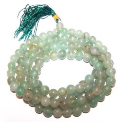 108 Japamala - Aventurine berdea