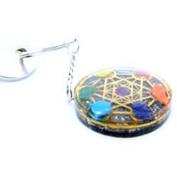 Chaveiro Orgonite Power - 7 Chakras