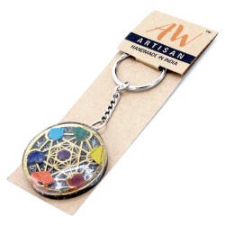 Orgonite Power Keychain - 7 Chakras