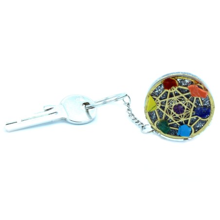 Orgonite Power Keychain - 7 Chakras