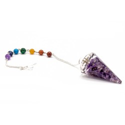 Orgonit Power Chakra Pendel - Amethyst