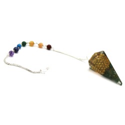 Orgonite Power Chakra Pendulum - Bizitzaren Lorea