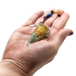 Orgonite Power Chakra Pendulum - Bizitzaren Lorea