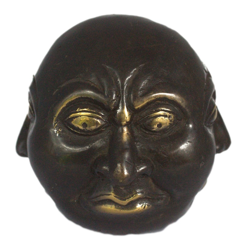 Fengshui - Buda de Quatro Faces - 10cm-FIGURAS DE LATÃO FENGSHUI-HOSTENATURA