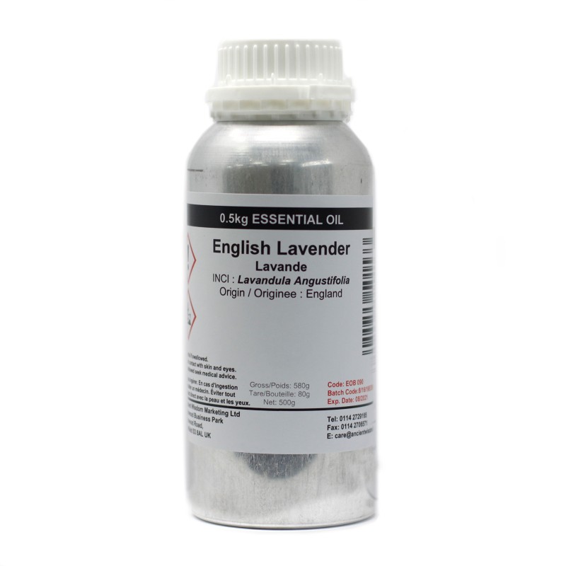 Aceite Esencial 0.5kg- Lavando Inglesa-プロフェッショナル エッセンシャル オイル 500ML-HOSTENATURA