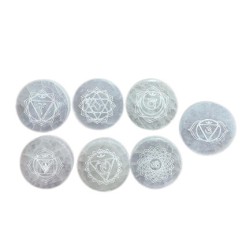 Chakra Set mit 7 Ladeplatten