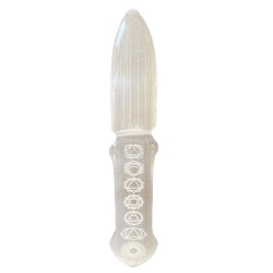 Coltello Rituale Selenite - Chakra