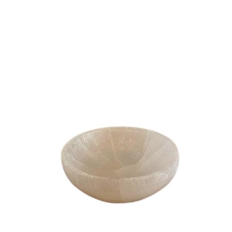 Ronde Seleniet Kom - 10cm