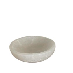 Selenite Heart Bowl - 15cm