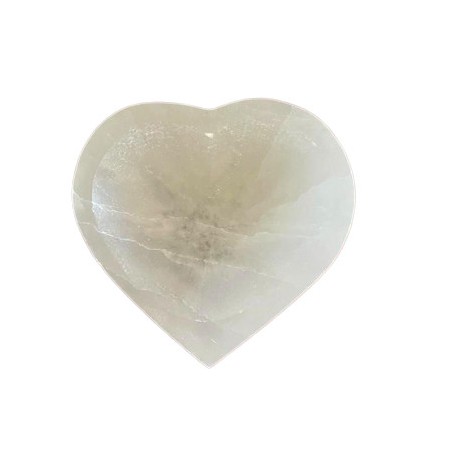 Selenit Herz Schale - 10cm
