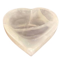 Selenite Heart Bowl - 15cm